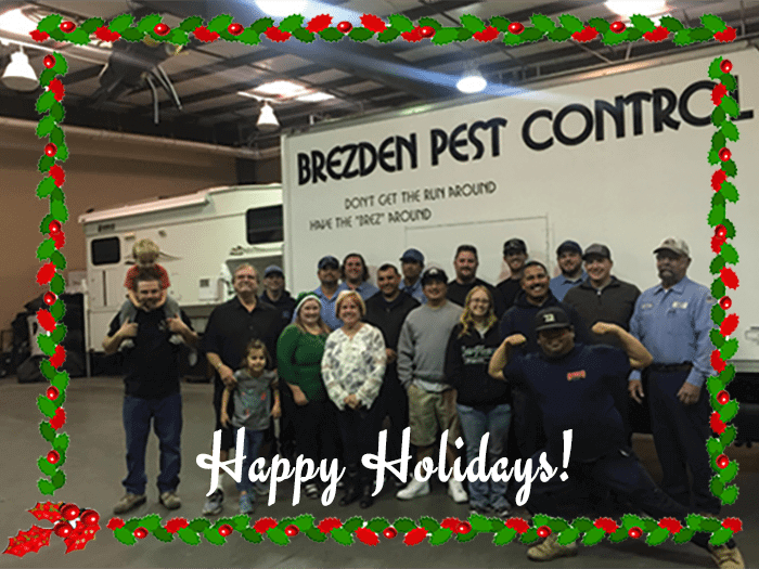 Happy Holidays From Brezden Pest Control