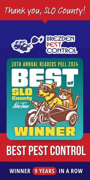 Pest Control Company Wins Best of SLO New Times Winner