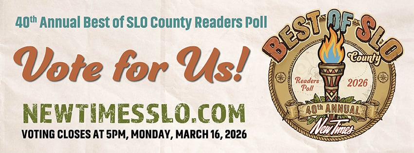 Best of SLO Country voting page